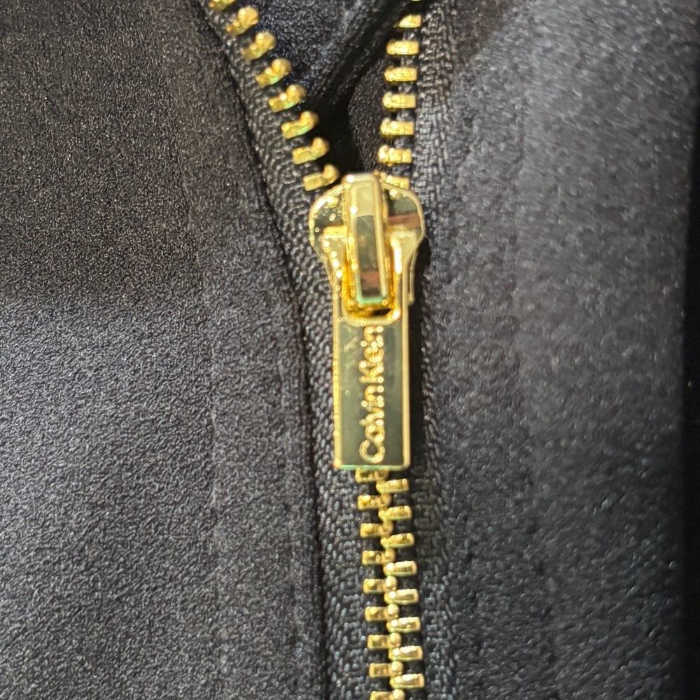 Calvin Klein Black Dress with Branded Ribbon Detail - Picture 13 of 16